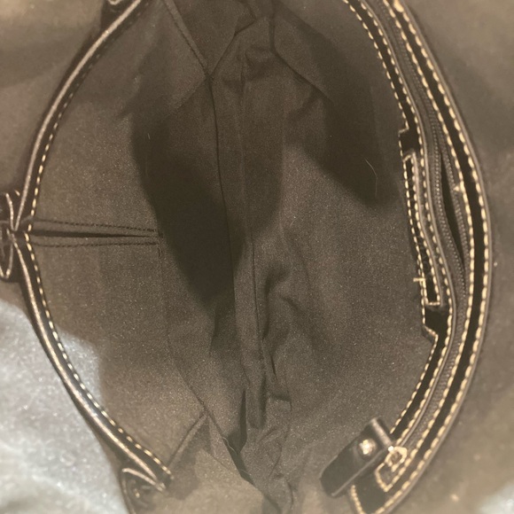 Ellen Tracy Purple Floral Shoulder Bag - Picture 7 of 7